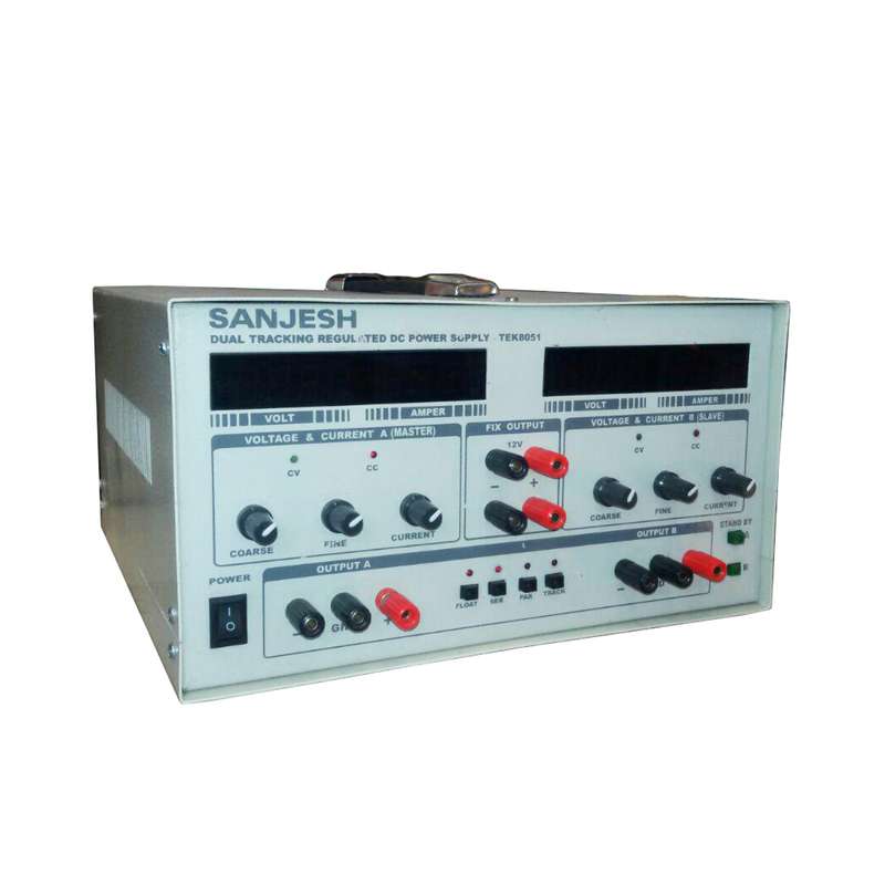 منبع تغذیه آزمایشگاهی دوبل 60 ولت 10 آمپر سنجش مدل TEK1667