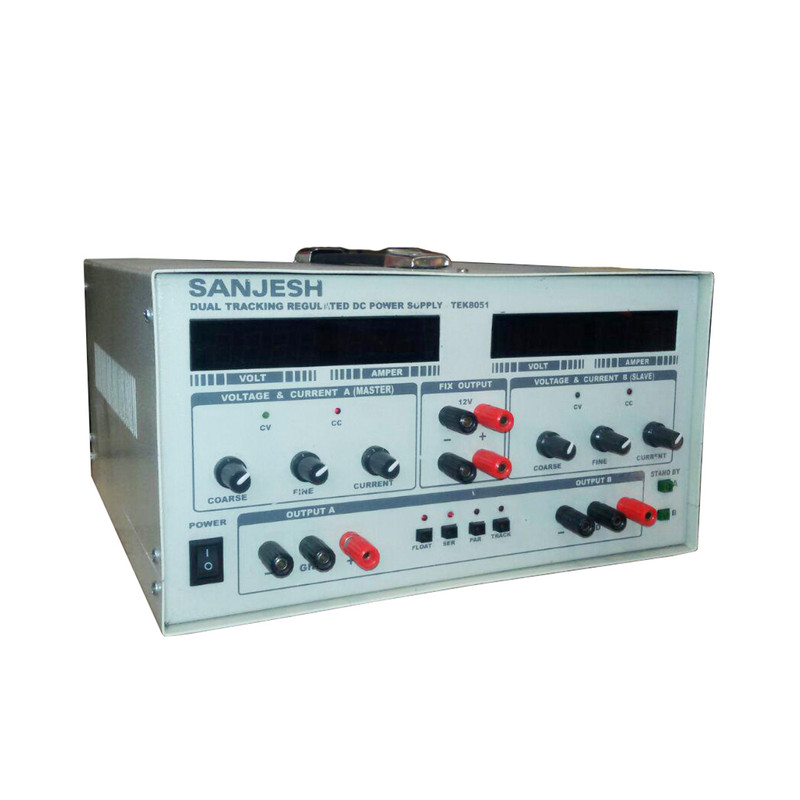 منبع تغذیه آزمایشگاهی دوبل 60 ولت 10 آمپر سنجش مدل TEK1667