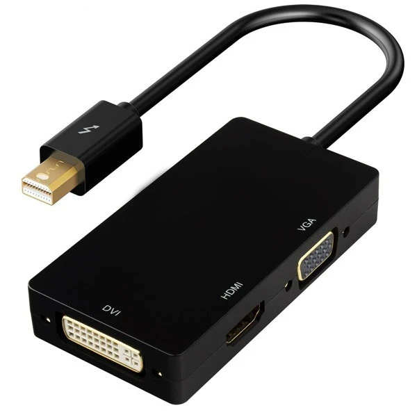 عکس شماره 5 : مبدل mini displayport به hdmi-vga-dvi کد hpk32