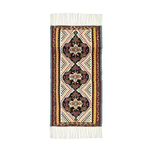 گلیم دستبافت دو متری طرح قشقایی کد 001