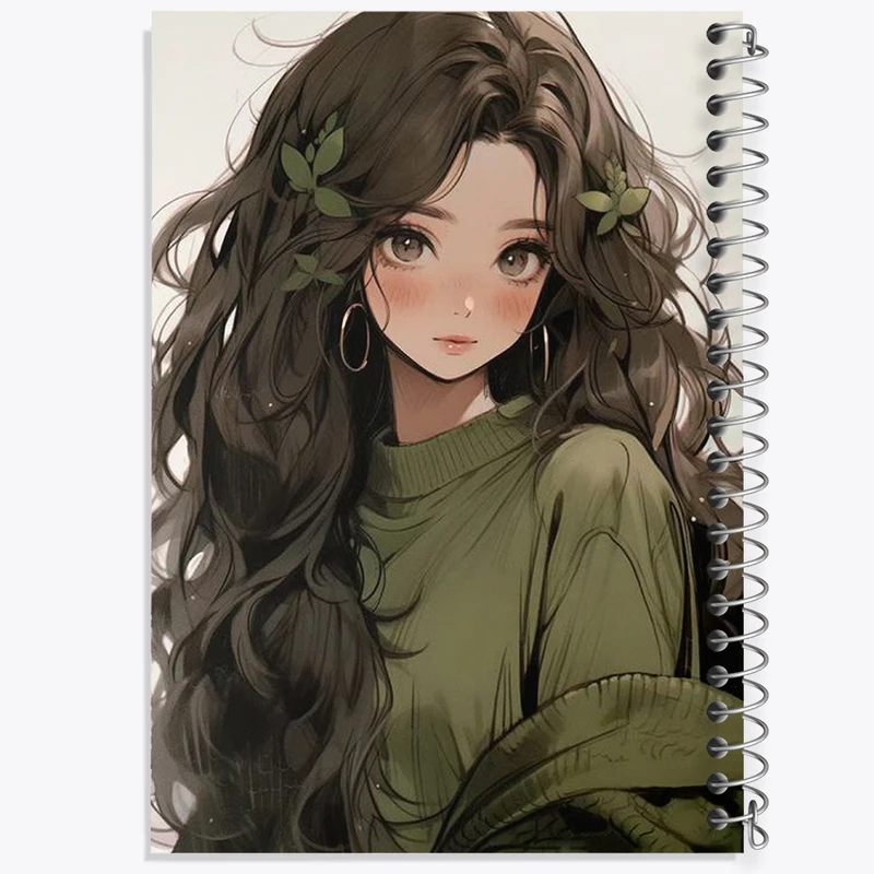 دفتر شطرنجی 50 برگ خندالو طرح دخترانه کد N1775