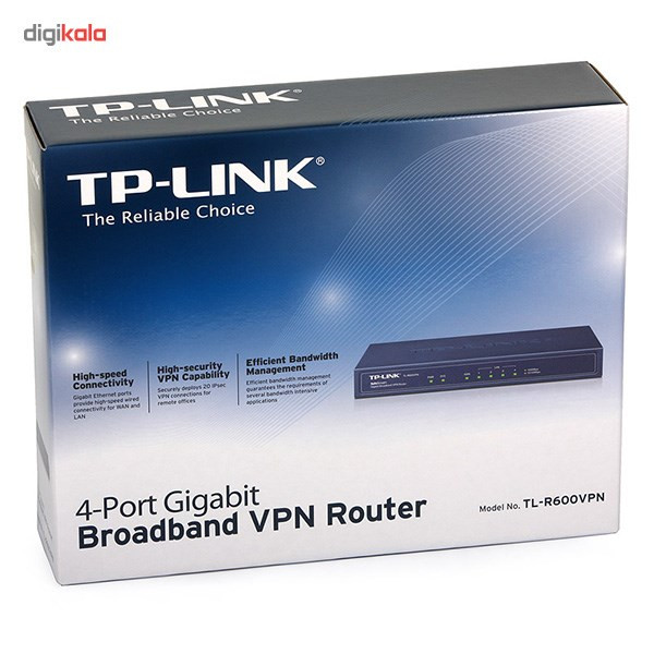 روتر گیگابیتی تی پی-لینک مدل TL-R600VPN_V1