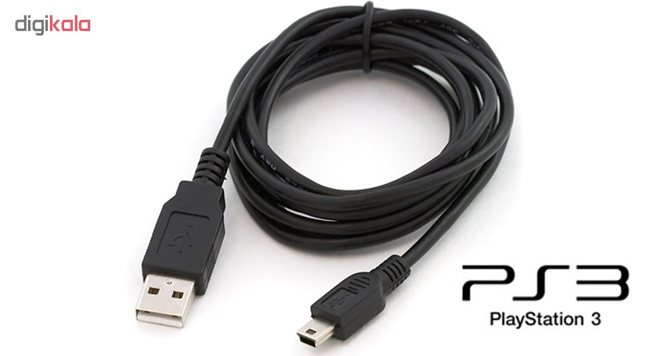 کابل USB فرانت مدل f مناسب برای پلی استیشن 3