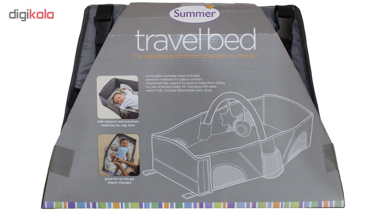 تخت مسافرتی نوزاد سامر مدل 78210