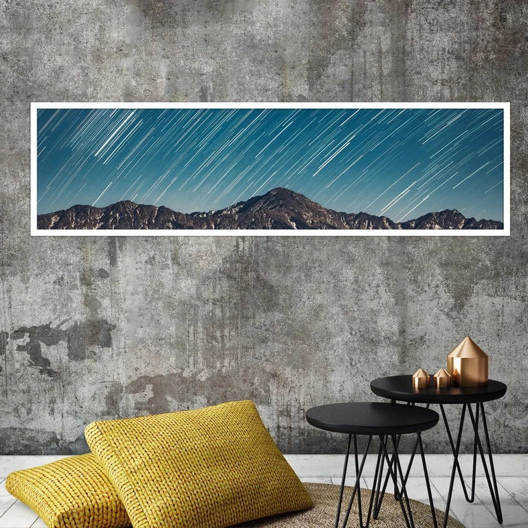 تابلو بکلیت طرح باران شهاب سنگ مدل کشیده W-7826