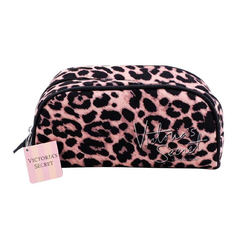 کیف لوازم آرایش زنانه ویکتوریا سکرت مدل گریم پلنگی Dark