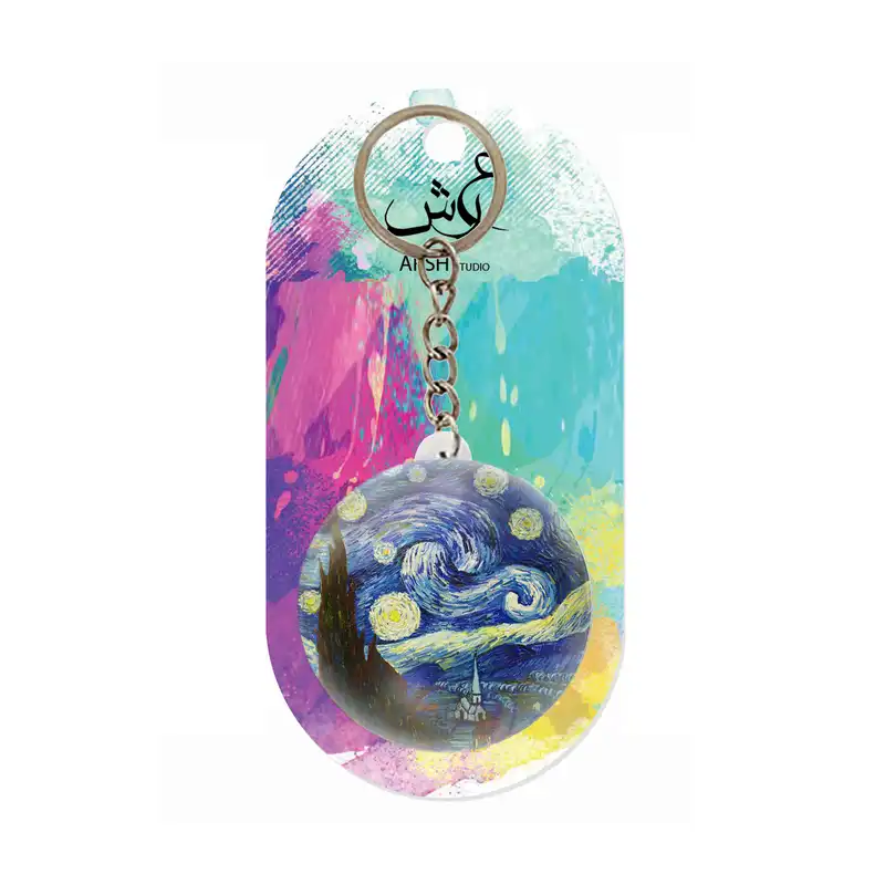 جاکلیدی عرش مدل ونگوگ شب پر ستاره کد Asj759