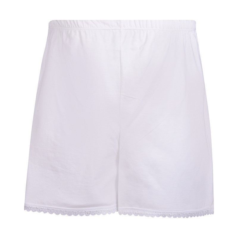 ست تاپ و شلوارک زنانه افراتین مدل 6593 رنگ سفید