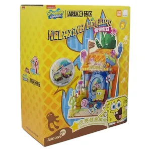 ساختنی 400 تکه اِریا ایکس مدل خانه باب اسفنجی طرح Relaxing Holiday کد AB0054