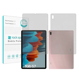 Rockspace model HyMTT screen protector suitable for Samsung Galaxy Tab S7 Lite tablet along with tablet back protector