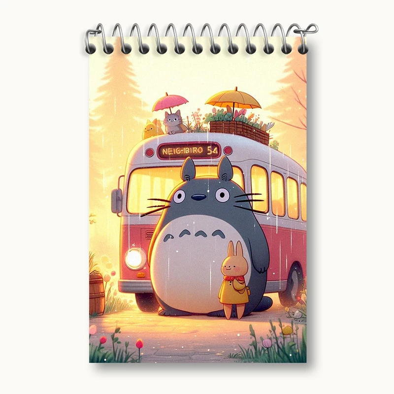 دفتر یادداشت 50 برگ خندالو مدل انیمه توتورو (Totoro) کد F1674