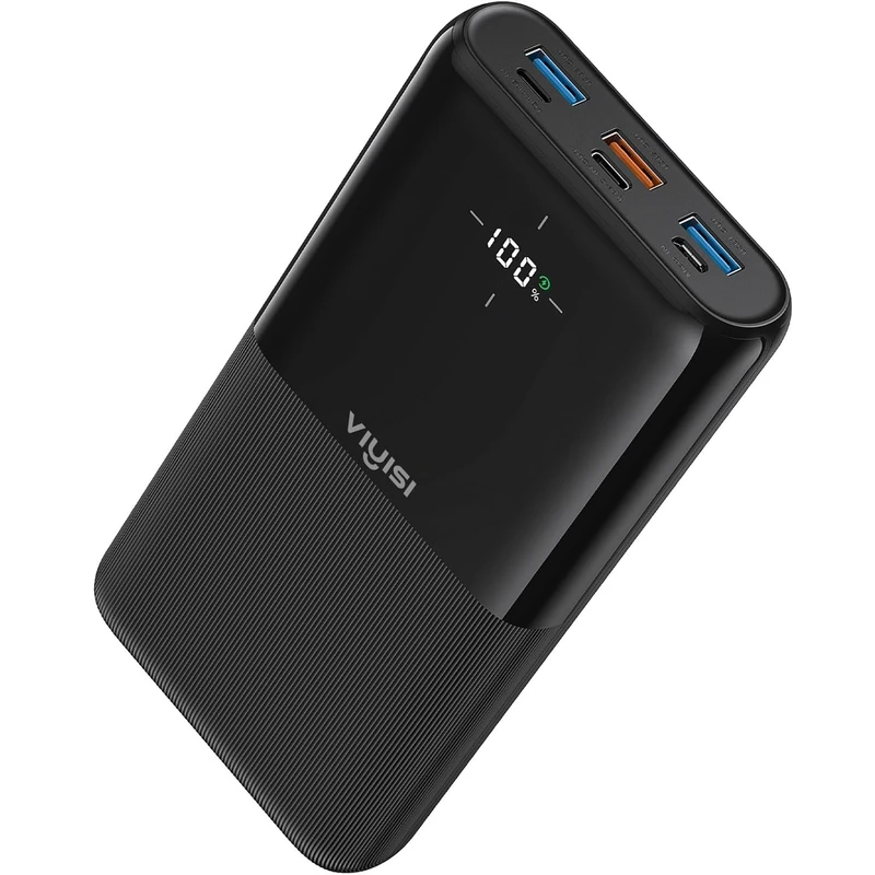 پاوربانک 12 وات وییسی مدل G3015 ظرفیت 30000 میلی‌آمپرساعت به همراه کابل USB-C