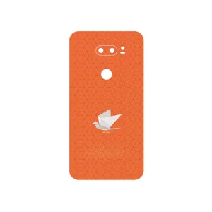 MAHOOT Minimalist origami bird Cover Sticker for LG V30