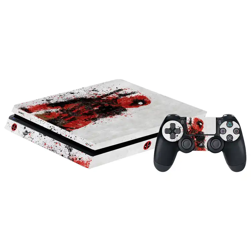 برچسب پلی استیشن 4 اسلیم طرح DeadPool