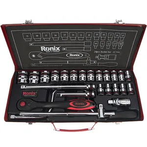 Ronix RH-2624 24Pcs Socket Wrench Set 12pt