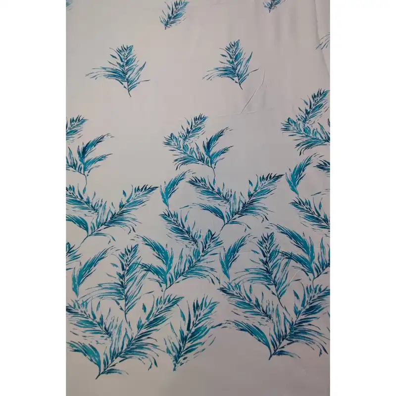 پارچه پرده طرح گل پر