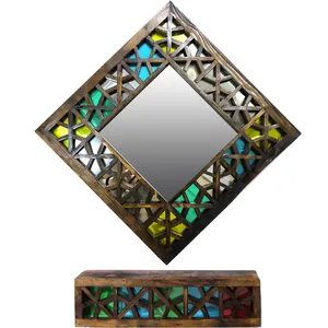 آینه و کنسول گالری دست نگار طرح گره چینی کد 03-25
