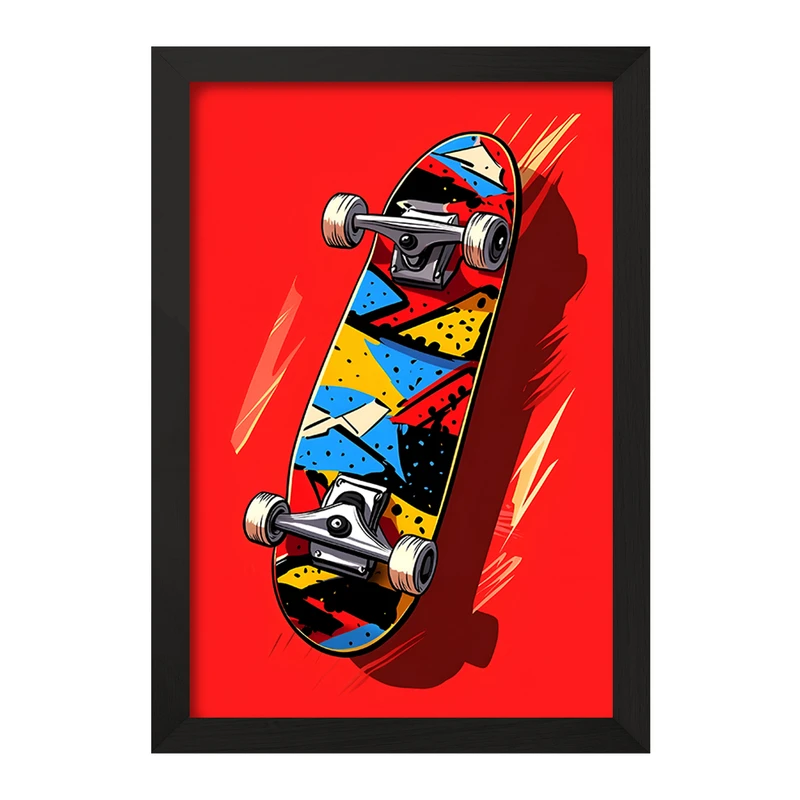 تابلو خندالو مدل اسکیت برد کد F10627