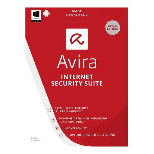 آنتی ویروس Internet Security Suite 2018 آویرا ، 1 کاربر، 1 ساله آنتی ویروس Internet Security Suite 2018 آویرا ، 1 کاربر، 1 ساله