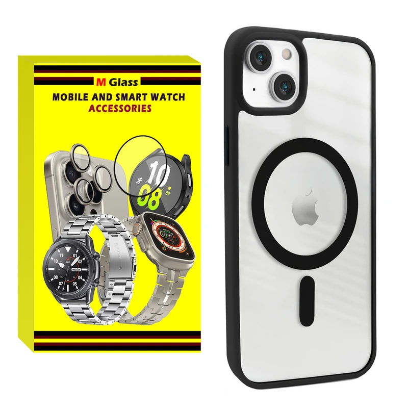کاور ام‌گلس مدل Magsafe Border MG مناسب برای گوشی موبایل اپل iPhone 15
