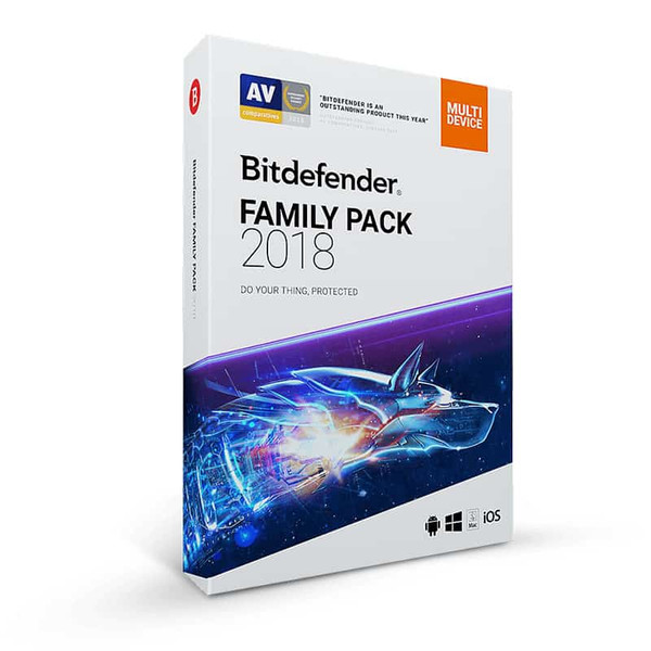 آنتی ویروس بیت دیفندر Family Pack 2018 کابر نامحدود یک ساله