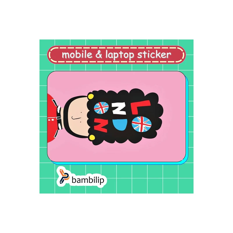 استیکر بامبیلیپ مدل کارت عابر طرح پلیس لندن کد 8009666