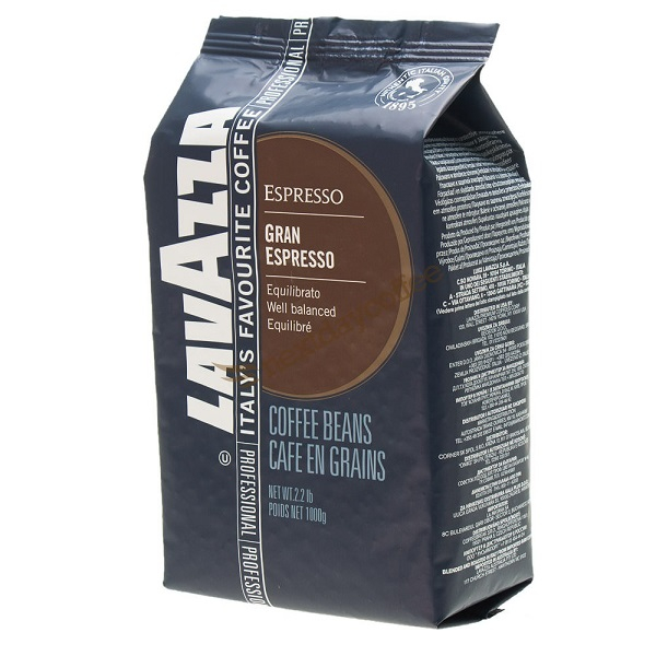 بسته قهوه دان لاواتزا Gran Espresso مقدار 1000 گرم