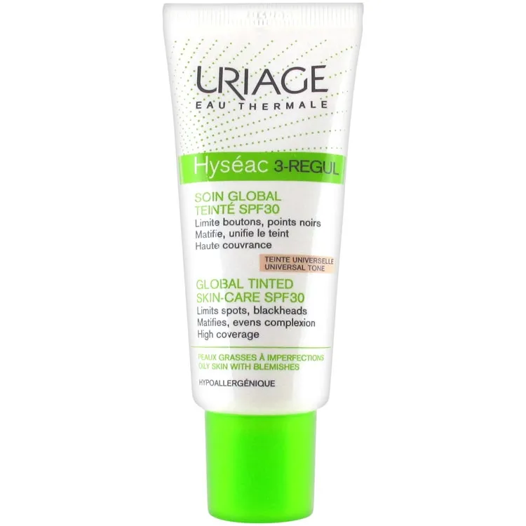 کرم ضد جوش رنگی اوریاژ سری Hyseac مدل 3regul spf30 حجم ۴۰ میلی لیتر