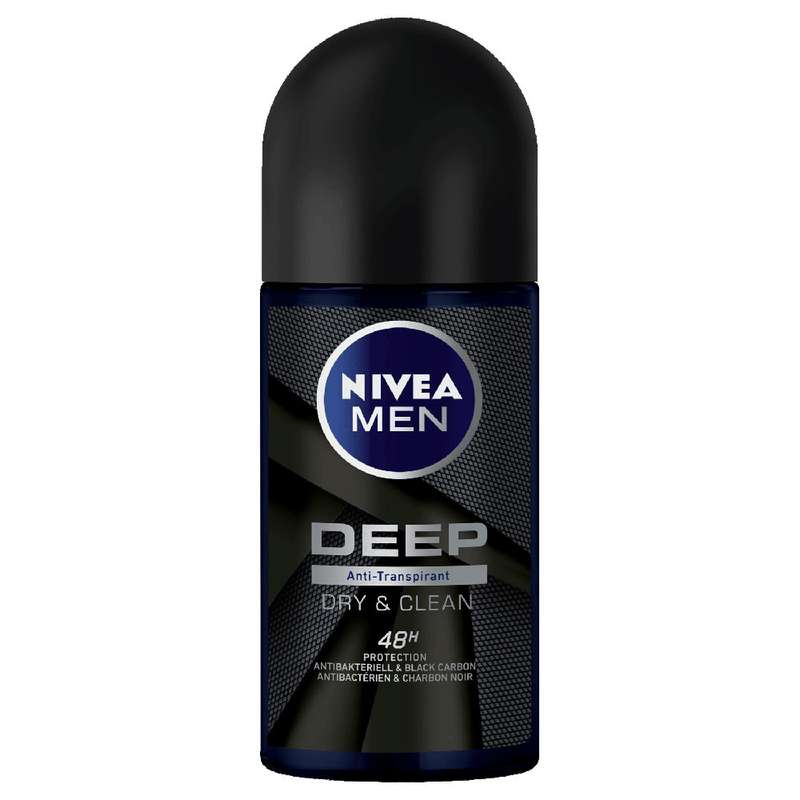 رول ضد تعریق مردانه نیوآ مدل deep dry& clean feel حجم 50 میلی لیتر