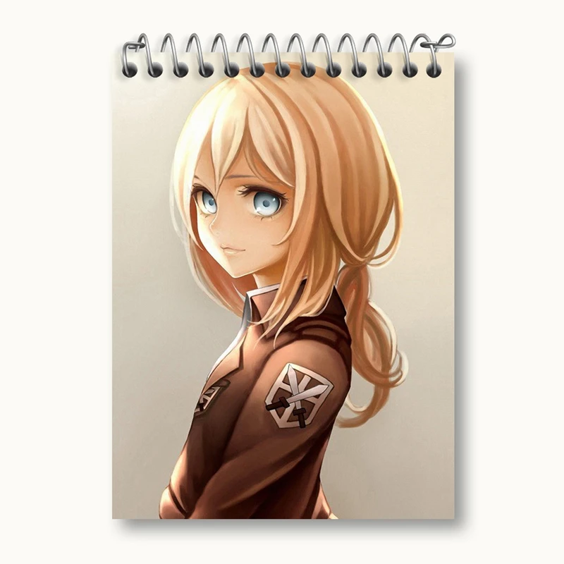 دفتر یادداشت 50 برگ خندالو مدل هیستوریا انیمه اتک آن تایتان Attack on Titan کد 18554