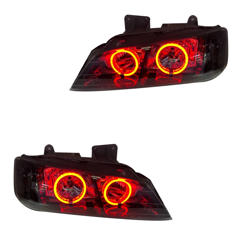 چراغ جلو خودرو گروه پژوهش صنعت مدرن مدل 3D-Ring-B-R مناسب برای پژو پارس بسته دو عددی