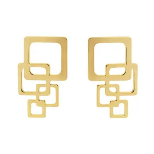 گوشواره طلا 18 عیار زنانه الن نار مدل ELN0690