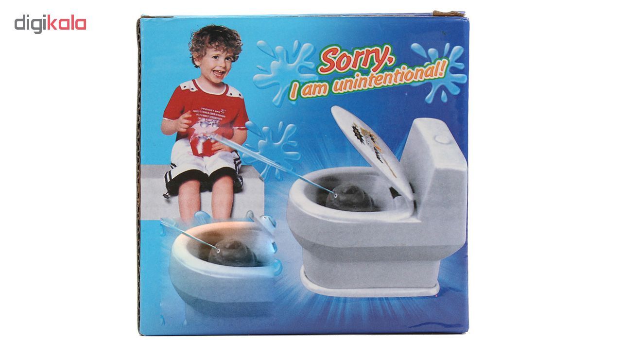 ابزار شوخی مدل توالت فرنگی آبپاش