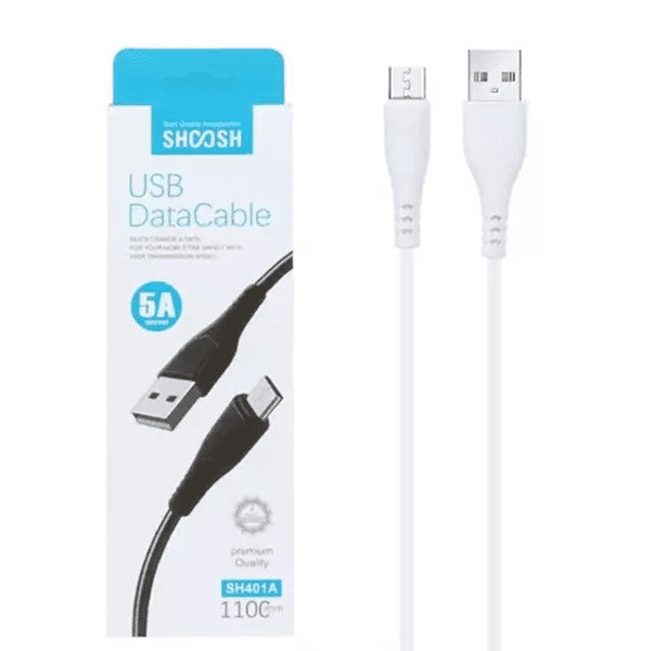 کابل تبدیل USB به microUSB شوش مدل SH401A طول 1 متر