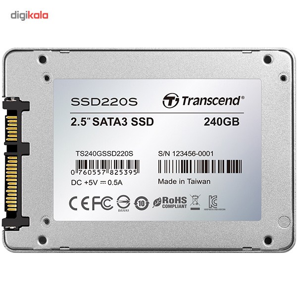 حافظه SSD اینترنال ترنسند مدل SSD220S ظرفیت 240 گیگابایت