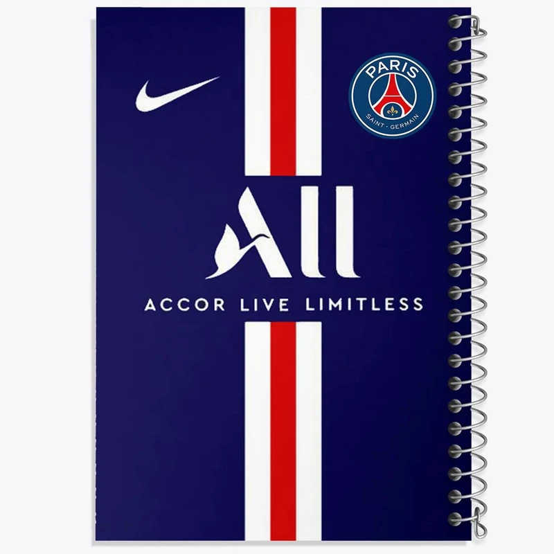 دفتر مشق 100 برگ خندالو طرح باشگاه پاری سن ژرمن Paris Saint-Germain کد 2100