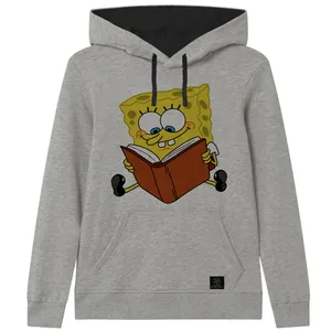 هودی پسرانه 27 مدل باب اسفنجی کد V59 رنگ طوسی