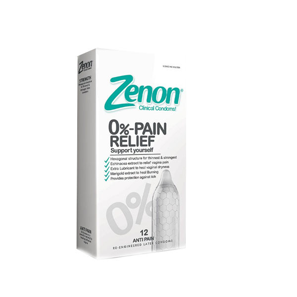 کاندوم زنون مدل PAIN RELIEF  بسته 12 عددی