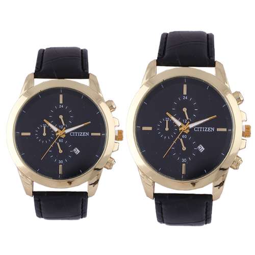 ست ساعت مچی عقربه ای زنانه و مردانه مدل CT 4013 -ST-ME-TA