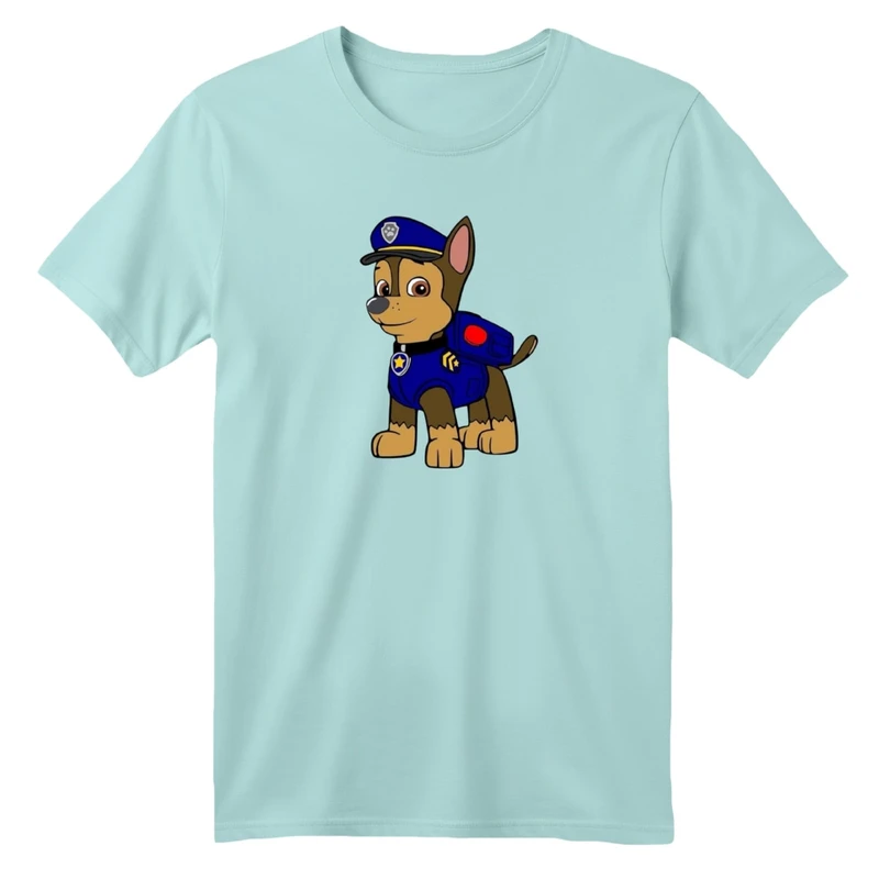 تی شرت آستین کوتاه بچگانه مدل سگ نگهبان کد04  