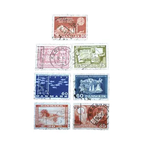 تمبر یادگاری مدل تاریخی دانمارک کد DS4800 مجموعه 7 عددی