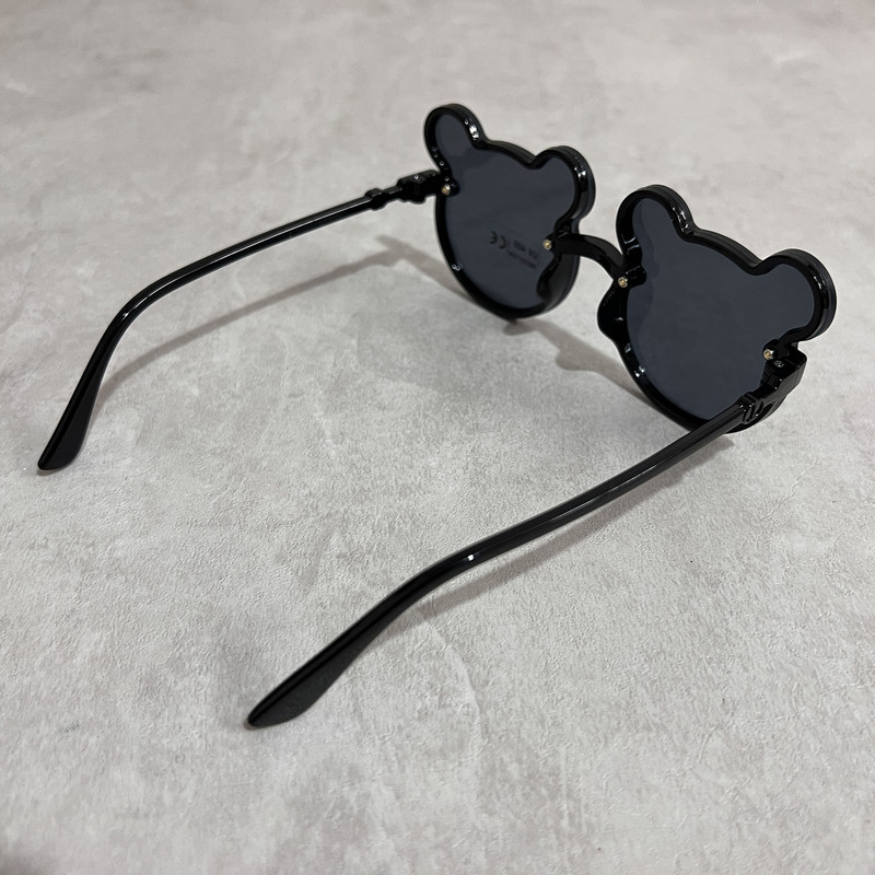 عینک آفتابی بچگانه مدل تدی شفاف کد BLK KK 66
