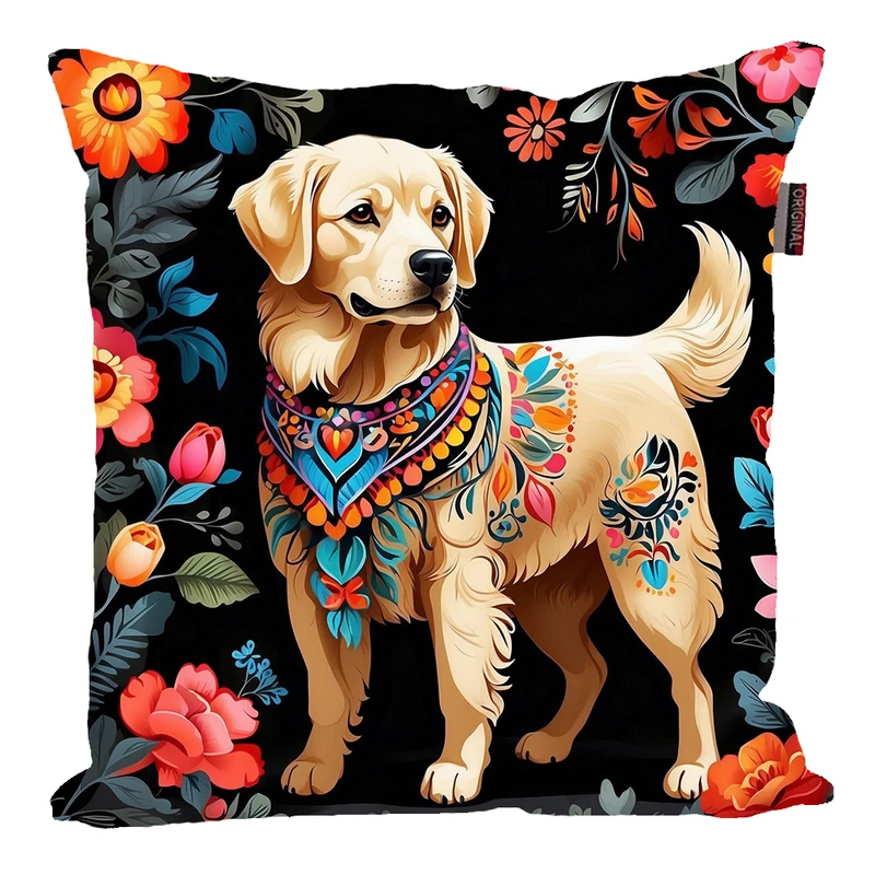 کوسن پاد آفرین مدل فانتزی طرح سگ کد PK30568