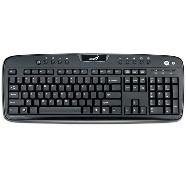 کیبورد مالتی‌مدیای جنیوس مدل KB-220e با رابط USB