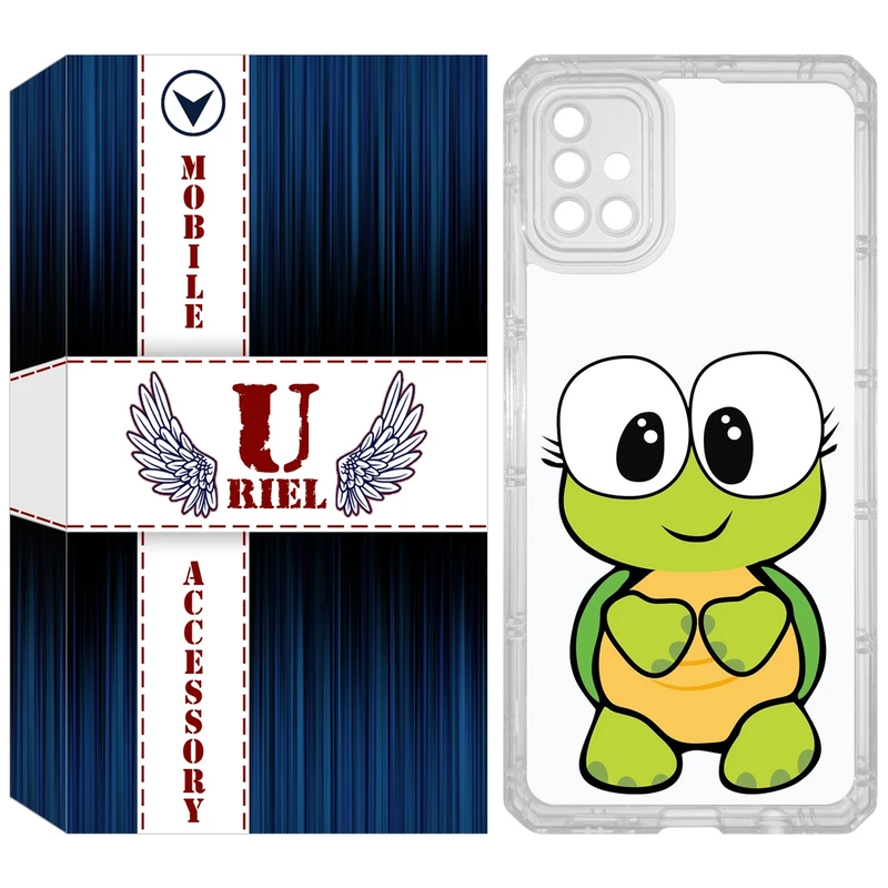 کاور یوریل مدل Clear کد 59 طرح لاکپشت مناسب برای گوشی موبایل سامسونگ Galaxy A51