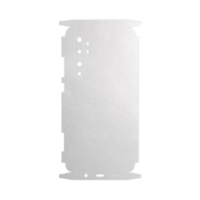 برچسب پوششی ماهوت مدل Metallic-White-FullSkin مناسب برای گوشی موبایل شیائومی MI Note 10 Lite