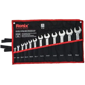 Ronix RH-2202 12Pcs Double Open Ended Wrench Set