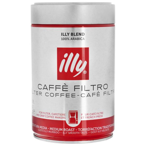 قوطی پودر قهوه‌ ایلی مدل Filter Medium Roast مقدار 250 گرم
