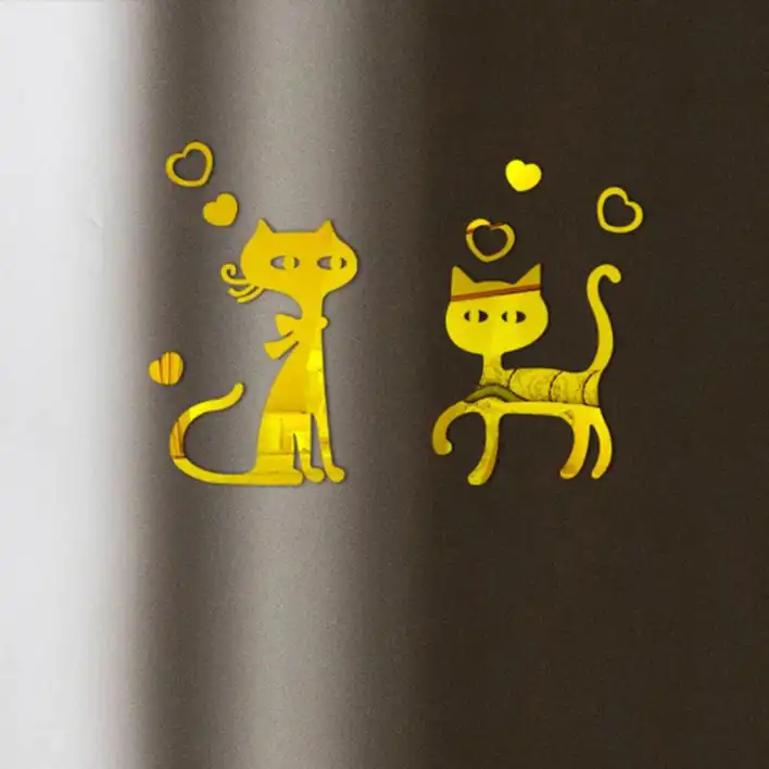 آینه آماتیس مدل گربه ها بسته 2 عددی