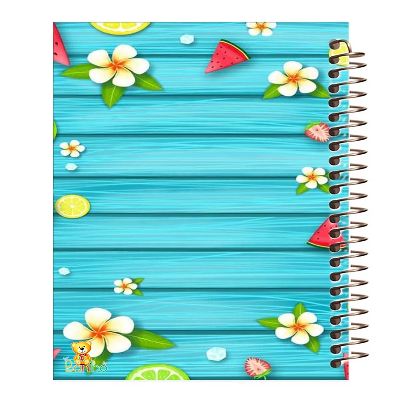 دفتر مشق 100 برگ بانیبو طرح  گل کد 294